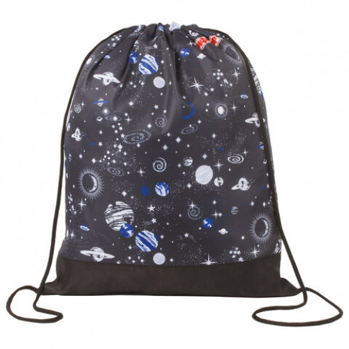 Мешок для обуви ПИФАГОР, 1 отделение, 42х34 см, Space, 270185