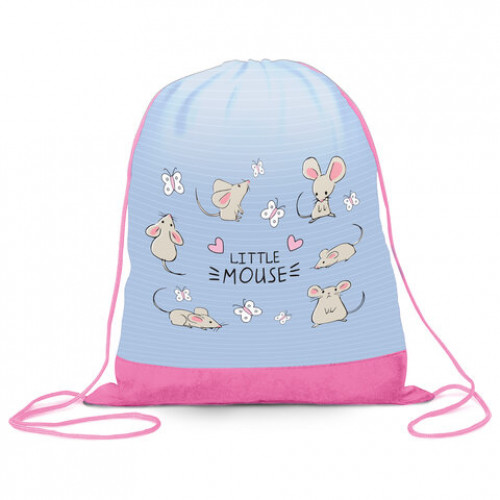 Мешок для обуви ПИФАГОР, 1 отделение, полиэстер, 42х34 см, Mice, 270904