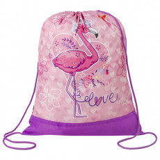 Мешок для обуви ПИФАГОР, 1 отделение, 42х34 см, Cute Flamingo, 270184