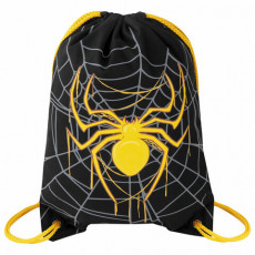 Мешок для обуви BRAUBERG PREMIUM, карман, подкладка, светоотражайка, 43х33 см, Venomous spider, 271624