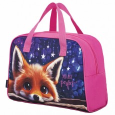 Сумка для занятий BRAUBERG с ручками, 35x25x15 см, Cute fox, 272379