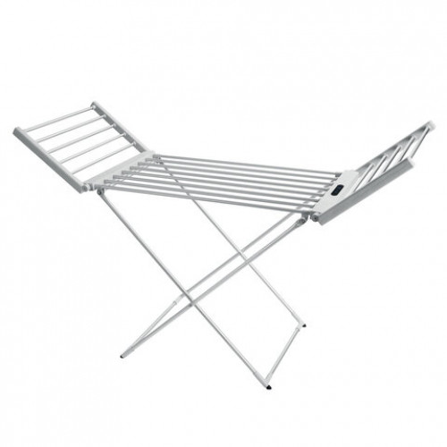 Сушилка для белья напольная, электрическая, раскладная, три зоны сушки, алюминиевая, таймер/регулировка темп. 45-70°С, LAIMA HOME, 700979