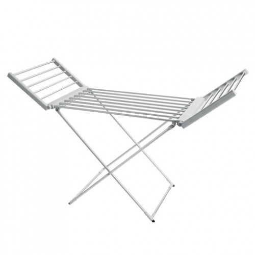 Сушилка для белья напольная, электрическая, раскладная, алюминиевая, три зоны сушки, нагрев 60°С, LAIMA HOME, 700978