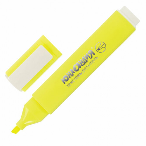 Текстовыделитель ЮНЛАНДИЯ COLORSTAR, ЖЕЛТЫЙ, линия 1-4 мм, 151700