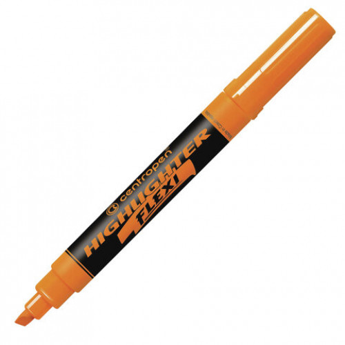 Текстовыделители CENTROPEN Flexi НАБОР 4 ЦВЕТА, гибкий наконечник, 1-5 мм, 8542/4, 4 8542 0401