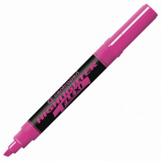 Текстовыделитель CENTROPEN Flexi, РОЗОВЫЙ, гибкий наконечник, линия 1-5 мм, 4 8542 0153