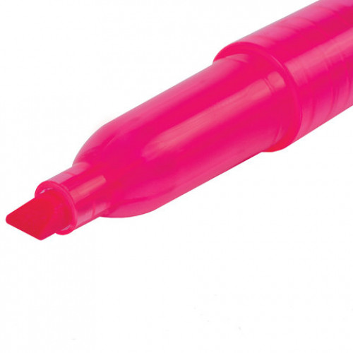 Текстовыделитель BRAUBERG Vivid, РОЗОВЫЙ, круглый корпус, линия 1-3 мм, 151231