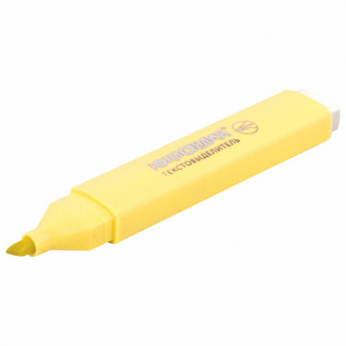 Текстовыделитель ЮНЛАНДИЯ COLORSTAR PASTEL, ВАНИЛЬ, линия 1-4 мм, 151710