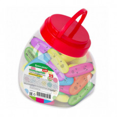 Текстовыделитель мини BRAUBERG KIDS CUTE CATS NEON, АССОРТИ В ПЛАСТИКОВОЙ БАНКЕ, 1-5 мм, 152433