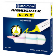 Текстовыделители CENTROPEN Style НАБОР 4 ПАСТЕЛЬНЫХ ЦВЕТА, линия 1-4,6 мм, 6252/4, 4 6252 0404 Текстовыделители CENTROPEN Style НАБОР 4 ПАСТЕЛЬНЫХ ЦВЕТА, линия 1-4,6 мм, 6252/4, 4 6252 0404