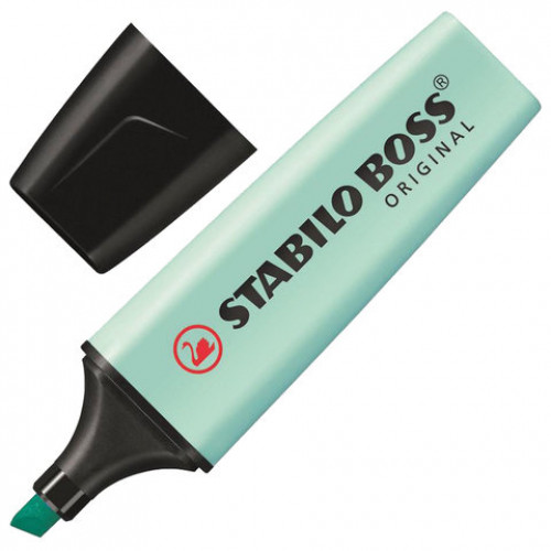 Текстовыделитель STABILO Boss Pastel, БИРЮЗОВЫЙ, линия 2-5 мм, 70/113