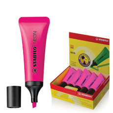 Текстовыделитель STABILO Neon, РОЗОВЫЙ, линия 2-5 мм, 72/56