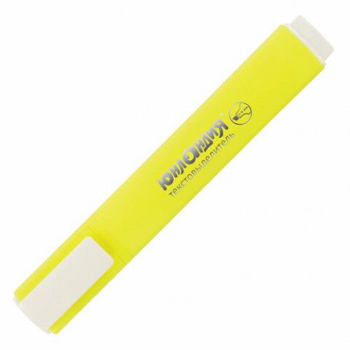 Текстовыделитель ЮНЛАНДИЯ COLORSTAR, ЖЕЛТЫЙ, линия 1-4 мм, 151700