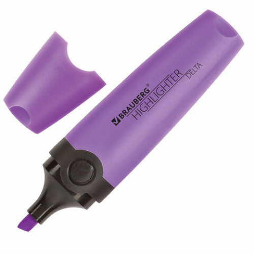 Текстовыделитель BRAUBERG DELTA, ФИОЛЕТОВЫЙ, линия 1-5 мм, 151723
