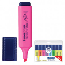 Набор текстовыделителей STAEDTLER 6 шт., 4 АССОРТИ + 2 ЖЕЛТЫХ, Textsurfer Classic, линия 1-5 мм, 364AWP8, 364 A WP8