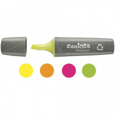 Набор текстовыделителей экологичных CARIOCA ECOFamily Memolight, 4 цвета, 43098
