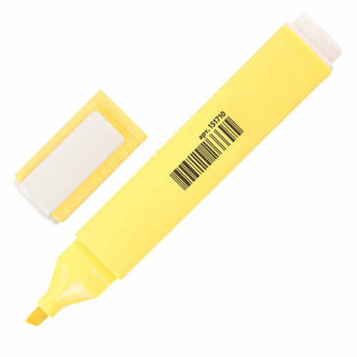 Текстовыделитель ЮНЛАНДИЯ COLORSTAR PASTEL, ВАНИЛЬ, линия 1-4 мм, 151710