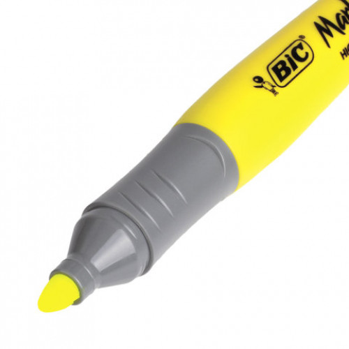 Текстовыделитель BIC Highlighter XL, ЖЕЛТЫЙ, линия 1,7-5,1 мм, 891396