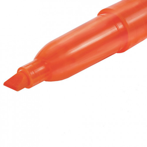 Текстовыделитель BRAUBERG Vivid, ОРАНЖЕВЫЙ, круглый корпус, линия 1-3 мм, 151230