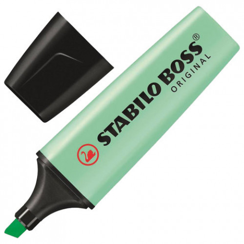 Текстовыделитель STABILO Boss Pastel, МЯТНЫЙ, линия 2-5 мм, 70/116