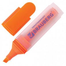 Текстовыделитель BRAUBERG FLUO, ОРАНЖЕВЫЙ, линия 1-5 мм, 150402 Текстовыделитель BRAUBERG FLUO, ОРАНЖЕВЫЙ, линия 1-5 мм, 150402