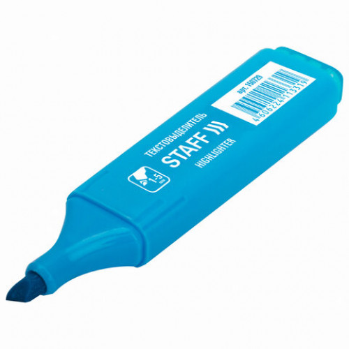 Текстовыделитель STAFF EVERYDAY, ГОЛУБОЙ, линия 1-5 мм, 150729