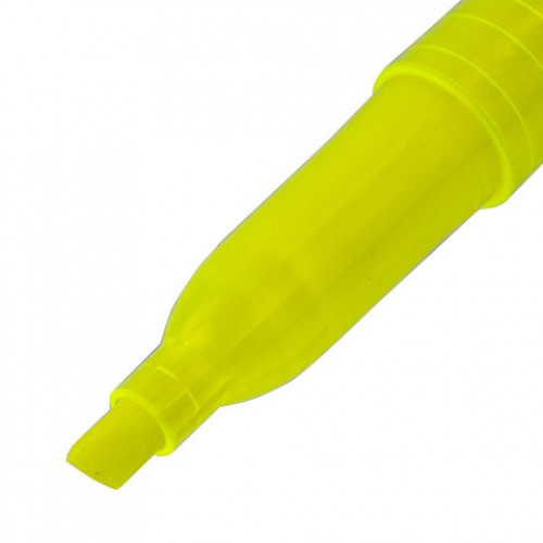 Текстовыделитель BRAUBERG Vivid, ЖЕЛТЫЙ, круглый корпус, линия 1-3 мм, 151228