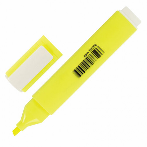 Текстовыделитель ЮНЛАНДИЯ COLORSTAR, ЖЕЛТЫЙ, линия 1-4 мм, 151700