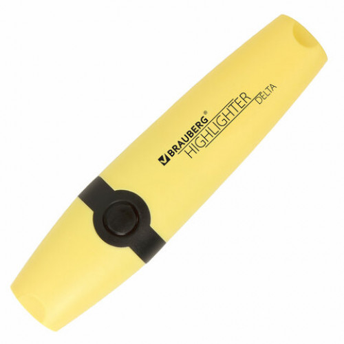 Текстовыделитель BRAUBERG DELTA PASTEL, ВАНИЛЬ, линия 1-5 мм, 151729