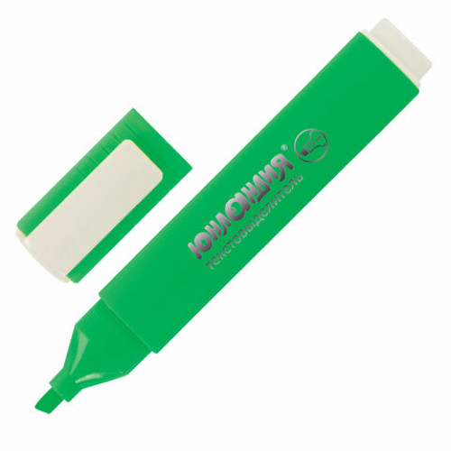 Текстовыделитель ЮНЛАНДИЯ COLORSTAR, ЗЕЛЕНЫЙ, линия 1-4 мм, 151701