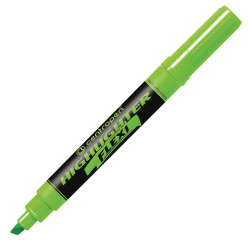 Текстовыделители CENTROPEN Flexi НАБОР 4 ЦВЕТА, гибкий наконечник, 1-5 мм, 8542/4, 4 8542 0401