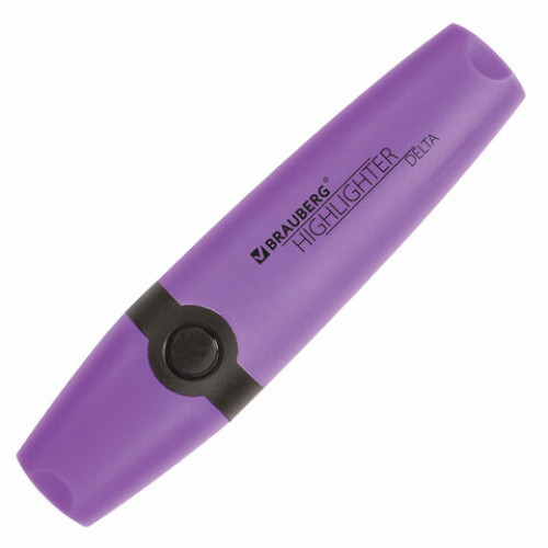 Текстовыделитель BRAUBERG DELTA, ФИОЛЕТОВЫЙ, линия 1-5 мм, 151723