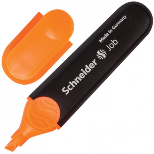 Текстовыделитель SCHNEIDER (Германия) Job, ОРАНЖЕВЫЙ, линия 1-5 мм, 1506