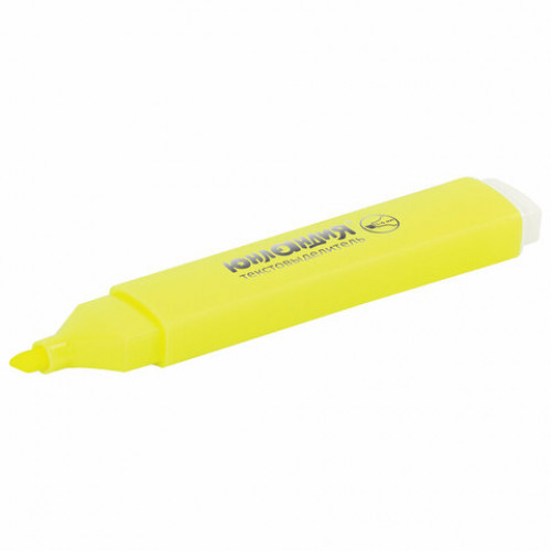 Текстовыделитель ЮНЛАНДИЯ COLORSTAR, ЖЕЛТЫЙ, линия 1-4 мм, 151700