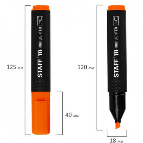 Набор текстовыделителей STAFF Basic Budget HL-02N, 6 ЦВЕТОВ, НЕОН, линия письма 1-5 мм, 152296