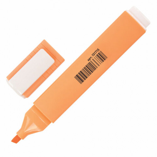 Текстовыделитель ЮНЛАНДИЯ COLORSTAR PASTEL, ПЕРСИКОВЫЙ, линия 1-4 мм, 151715