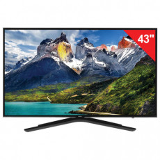 Телевизор SAMSUNG 43N5500, 43 (108 см), 1920x1080, Full HD, 16:9, Smart TV, Wi-Fi, черный