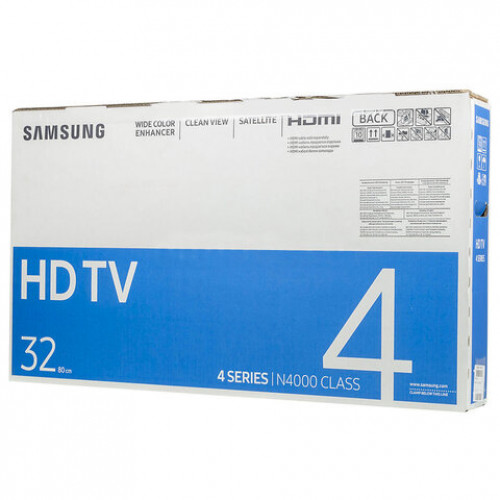 Телевизор SAMSUNG UE32N4010AUXRU, 32 (81 см), 1366x768, HD, 16:9, белый
