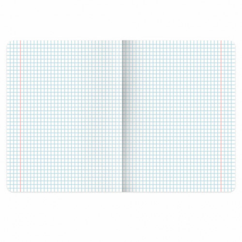Тетрадь обложка пластик (прозрачный) 24 л., клетка, BRAUBERG Smart Cover, АССОРТИ (в спайке), 405036