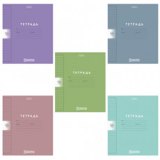 Тетрадь обложка пластик, 18л. линия, HATBER, Color Set (микс в спайке), 092029, 18Т5В2пл Тетрадь обложка пластик, 18л. линия, HATBER, Color Set (микс в спайке), 092029, 18Т5В2пл