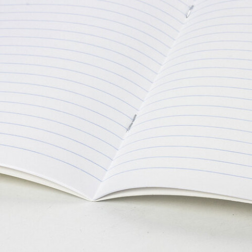 Тетрадь 18л. BRAUBERG КЛАССИКА NEW линия, обложка картон, СИНЯЯ, 107781