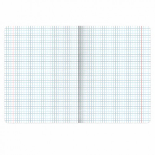 Тетрадь обложка пластик (прозрачный) 18 л., клетка, BRAUBERG Smart Cover, АССОРТИ (в спайке), 405030