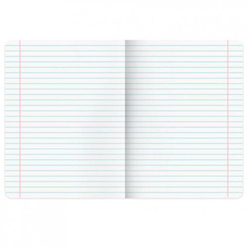 Тетрадь 18л. BRAUBERG КЛАССИКА NEW линия, обложка картон, СИНЯЯ, 107781