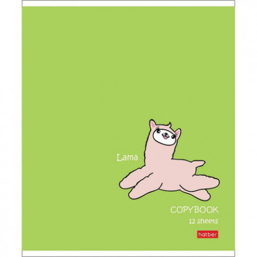 Тетрадь 12 л. HATBER клетка, обложка картон, Мечтатели (5 видов в спайке), 12Т5В1