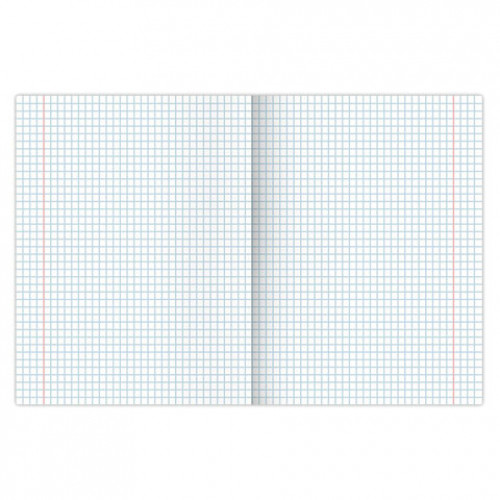 Тетради 18 л. КОМПЛЕКТ 10 шт. BRAUBERG КЛАССИКА, клетка, обложка картон, СИНЯЯ, 106658