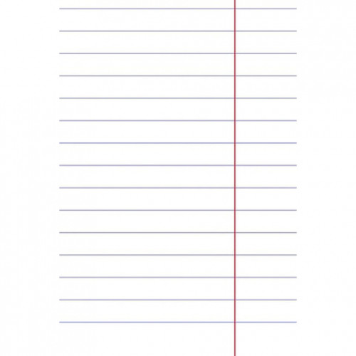 Тетрадь 12 л. HATBER линия, обложка картон, Пастель-Голубая, 12Т5В2_05147