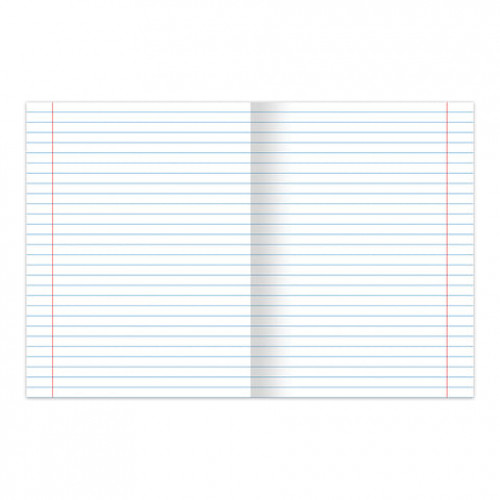 Тетрадь 18 л. BRAUBERG, линия, обложка картон, 3D-MOTORBIKE, 402997