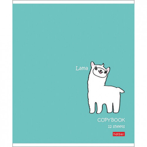 Тетрадь 12 л. HATBER клетка, обложка картон, Мечтатели (5 видов в спайке), 12Т5В1