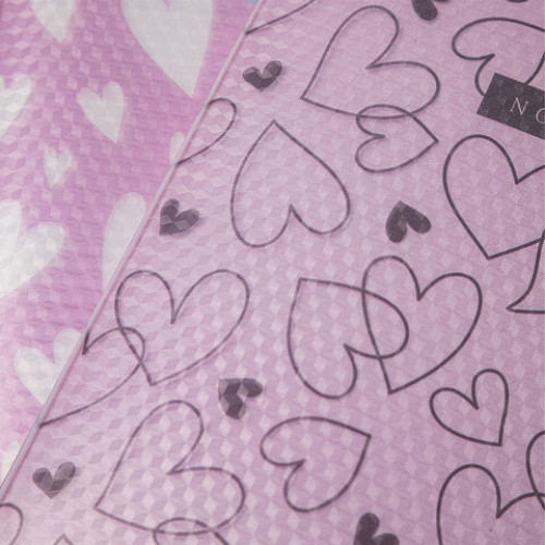 Тетрадь обложка пластик, А5 48л. скоба, клетка, HATBER, LOVE IS.... (микс в спайке),, 48Т5В1пл