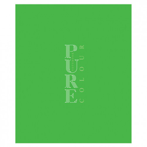 Тетрадь А5 48 л., HATBER-ECO скоба, офсет №2 ЭКОНОМ, клетка, обложка картон, PUREcolour (микс), 092115, 48Т5C1